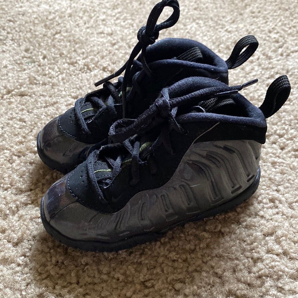 Nike Little Posite One Foamposite Legion Green Black